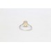 Handmade Pendant Earring Ring Set 925 Sterling Silver Golden Topaz Stones A355